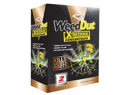 Doff WeedOut Xtra Tough Weedkiller Concentrate 2 x Sachets