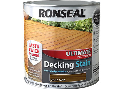 Ronseal Ultimate Protection Decking Stain Dark Oak 2.5 Litre