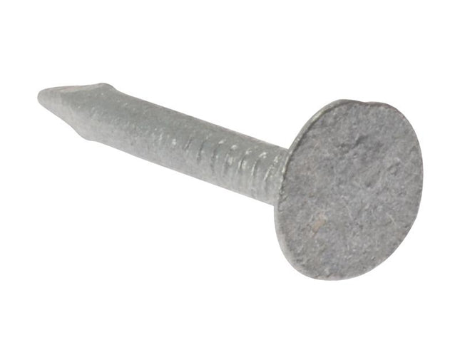 Forgefix Clout Nail Extra Large Head Galvanised 25Mm (2.5Kg Bag)