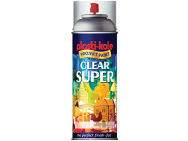 Plastikote Super Gloss Spray Clear 400Ml