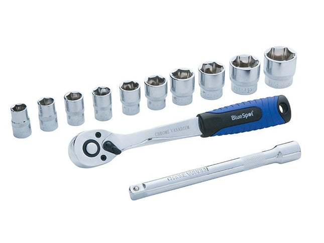 Bluespot Tools Socket Set Of 12 Metric 3/8In Drive