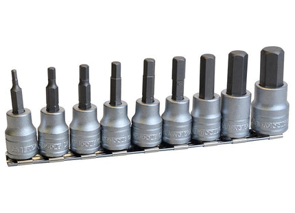 Teng M3812 Socket Clip Rail Hex Socket Metric 3/8In Drive