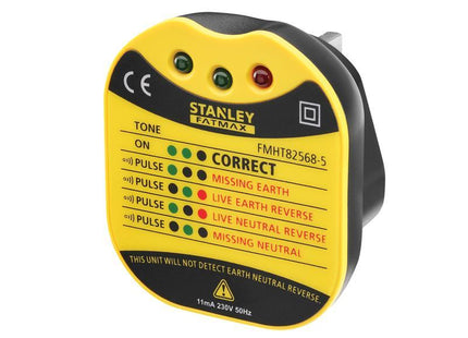 Stanley Intelli Tools Fatmax Uk Wall Plug Tester