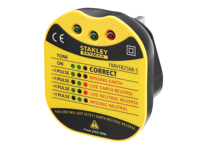 Stanley Intelli Tools Fatmax Uk Wall Plug Tester