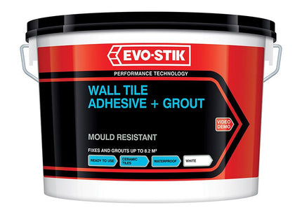 Evo-Stik Mould Resistant Wall Tile Adhesive & Grout 1 Litre
