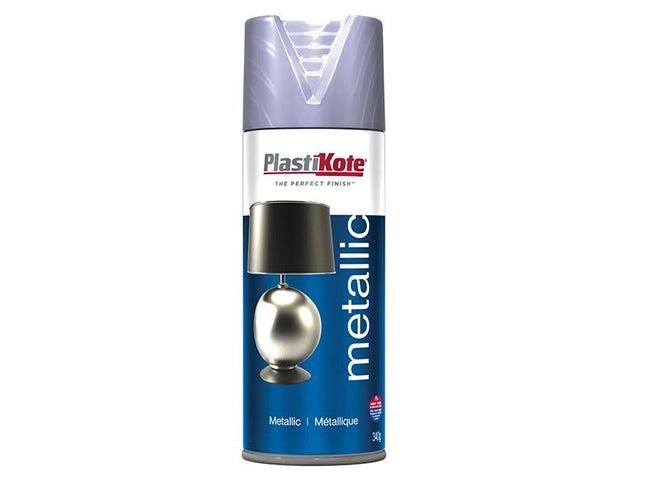 Plastikote Metallic Spray Silver 400Ml