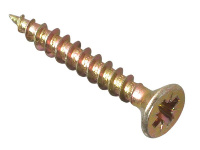 Forgefix Multi-Purpose Pozi Screw Csk St Zyp 3.0 X 25Mm Box 200