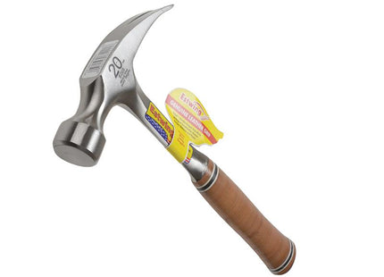 Estwing E20S Straight Claw Hammer - Leather Grip 560G (20Oz)