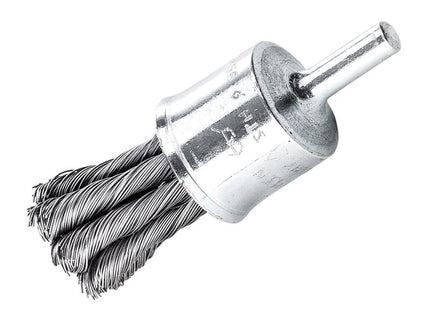 Lessmann Knot End Brush With Shank 29Mm X 0.35 Steel Wire