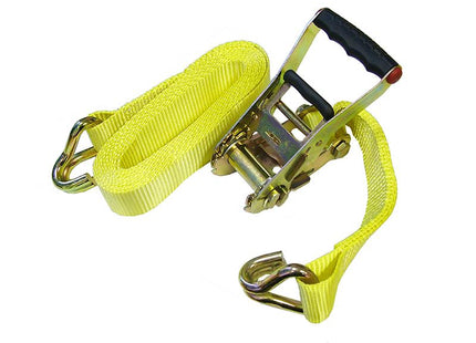 Faithfull Ratchet Tie-Down 8M X 50Mm Trucker Breaking Strain 4000Kg