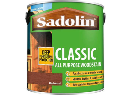 Sadolin Classic Wood Protection Redwood 2.5 Litre