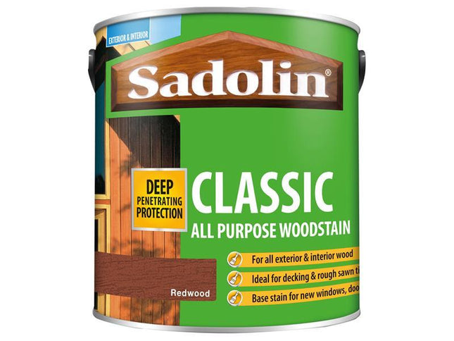 Sadolin Classic Wood Protection Redwood 2.5 Litre