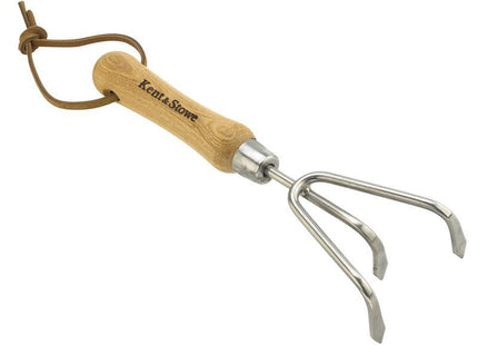 Kent & Stowe Stainless Steel Hand 3-Prong Cultivator, Fsc
