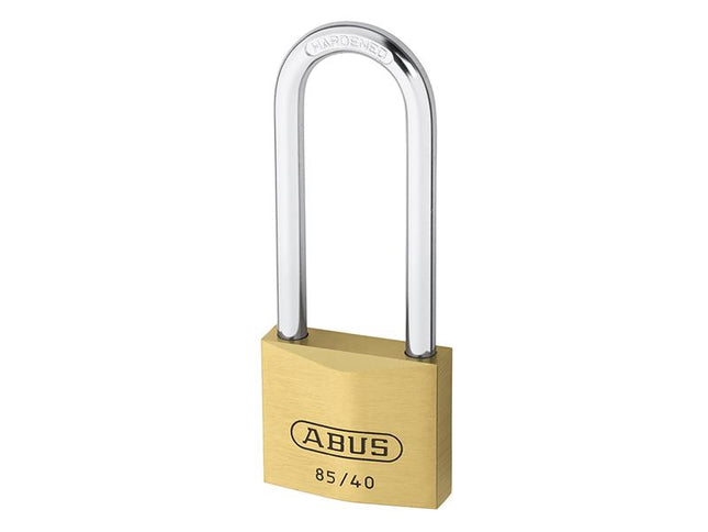 ABUS Mechanical 85/40Mm Brass Padlock 63Mm Long Shackle Carded