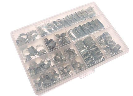 Jubilee Workshop Pack 143 Assorted Hose Clips (Mild Steel)