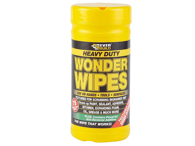 Everbuild Heavy-Duty Wonder Wipes Tub Of 75