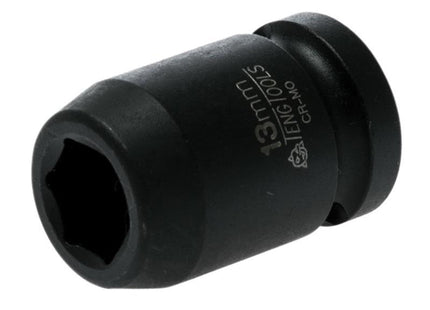Teng Impact Socket Hexagon 6 Point 1/2In Drive 13Mm