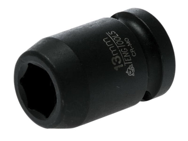 Teng Impact Socket Hexagon 6 Point 1/2In Drive 13Mm