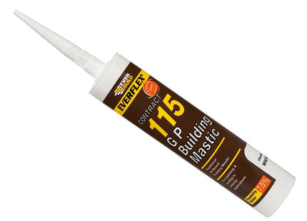 Everbuild 115 General Purpose Building Mastic White 285Ml