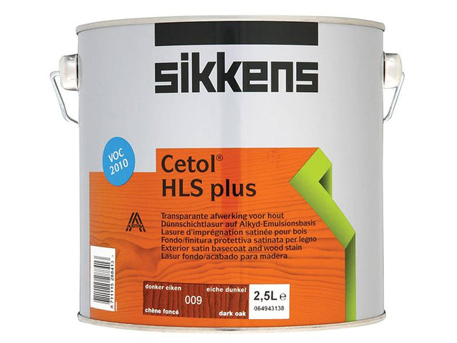 Sikkens Cetol Hls Plus Translucent Woodstain Dark Oak 2.5 Litre