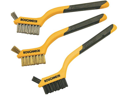 Roughneck Mini Wire Brush Set 3 Piece