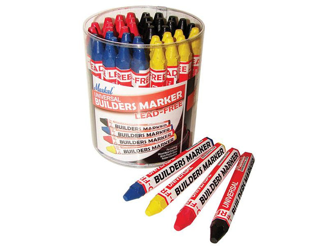 Markal Builder'S Marker (Tub Of 48)