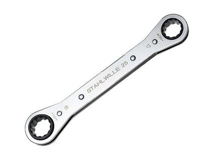 Stahlwille Ratchet Ring Spanner 17 X 19Mm