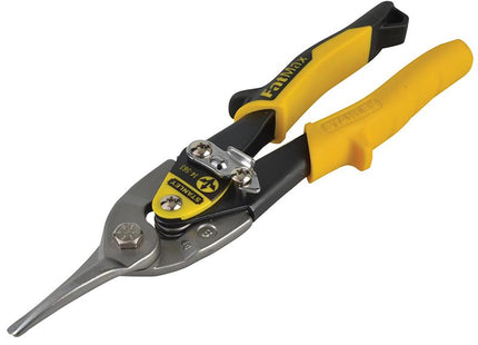Stanley Tools Yellow Aviation Snip & Holster Straight Cut 250Mm (10In)