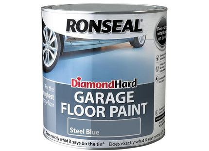 Ronseal Diamond Hard Garage Floor Paint Steel Blue 2.5 Litre