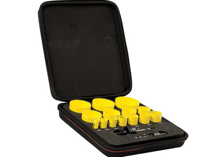 Starrett Kfc14021 Bi-Metal Fast Cut Universal Holesaw Kit 1
