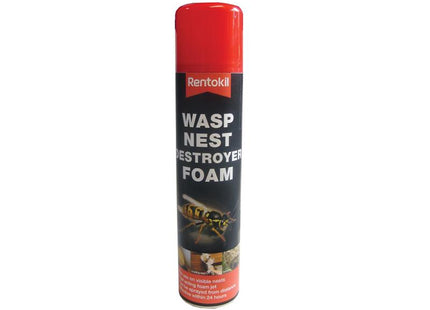 Rentokil Wasp Nest Destroy Foam Aerosol 300Ml