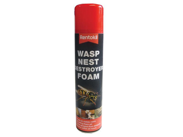 Rentokil Wasp Nest Destroy Foam Aerosol 300Ml