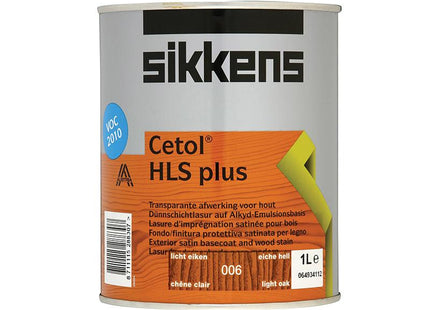 Sikkens Cetol Hls Plus Translucent Woodstain Light Oak 1 Litre