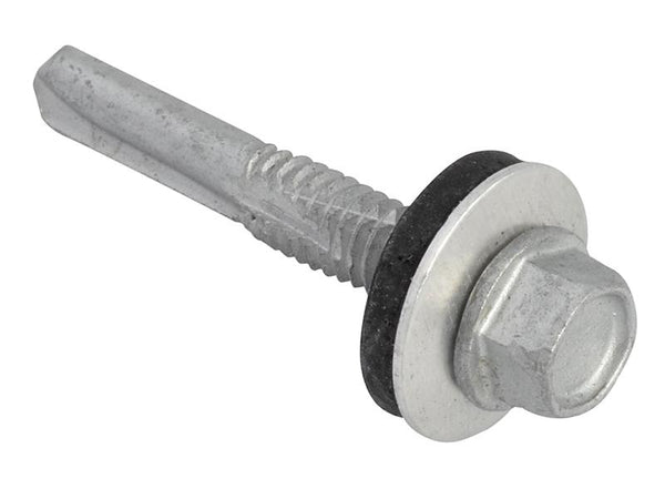 Forgefix Techfast Hex Head Roofing Screw Self-Drill Heavy Section 5.5 X 35Mm Pack 100