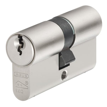 ABUS Mechanical E60Np Euro Double Cylinder Nickel Pearl 40Mm / 40Mm Visi