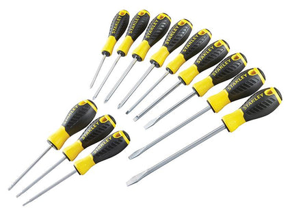 Stanley Tools 0-60-212 Essential Screwdriver Set, 12 Piece Sl/Ph/Pz/Tx