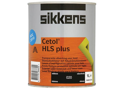 Sikkens Cetol Hls Plus Translucent Woodstain Ebony 1 Litre