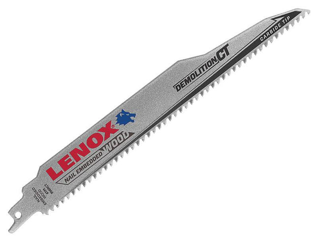 LENOX 956Rct Demolition Ct Reciprocating Saw Blade 230Mm 6 Tpi