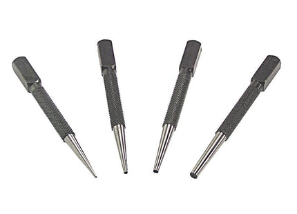 Priory 66Sn4 Nail Punch Set 4 Piece