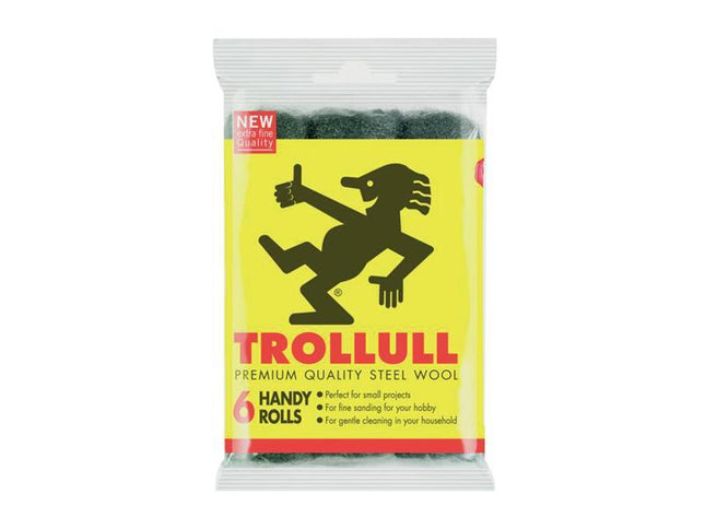 Handy Rolls Fine Steel Wool (Pack 6)