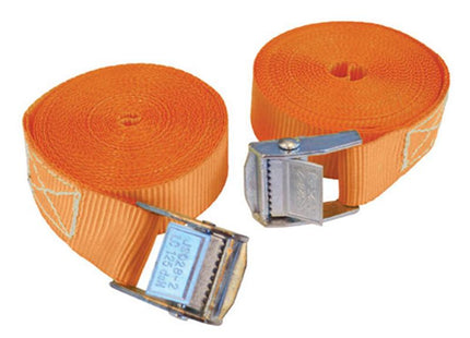Faithfull Cam Style Tie-Downs 25Mm X 5M 2 Piece