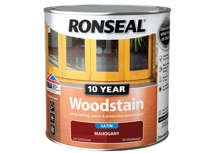 Ronseal 10 Year Woodstain Mahogany 2.5 Litre