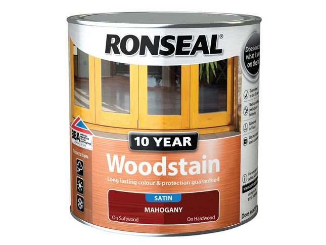 Ronseal 10 Year Woodstain Mahogany 2.5 Litre