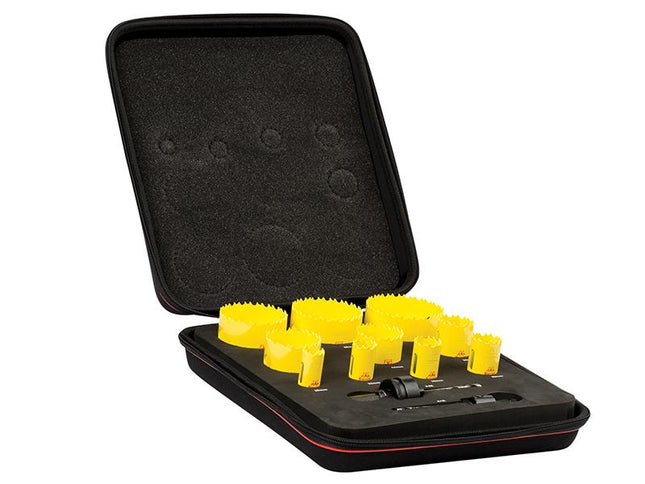 Starrett Kdc10021 Deep Cut Bi-Metal Deluxe Electrician'S Holesaw Kit 12 Piece