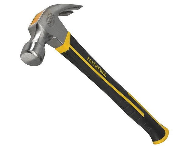 Faithfull Claw Hammer Fibreglass Handle 567G (20Oz)