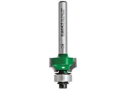 TREND C074 x 1/4 TC Round Over Two Flute Cutter 3.2 x 9.5mm