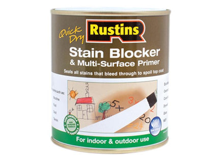 Rustins Quick Dry Stain Block & Multi Surface Primer 1 Litre