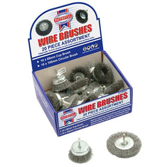 Faithfull Wire Brush Assortment 20 Piece