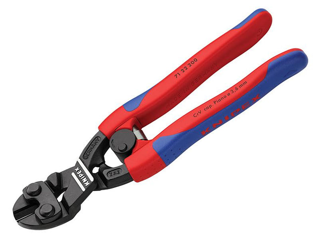KNIPEX Cobolt Compact Bolt Cutter 20 Head Multi-Component Grip 200Mm (8In)
