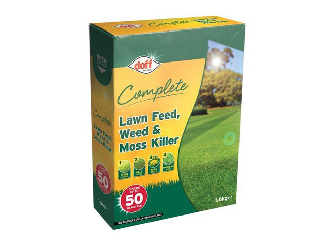 Doff Complete Lawn Feed, Weed & Moss Killer 1.6Kg